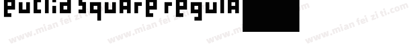 Euclid square regula字体转换